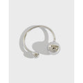 Simple Line Ball Ring for Women