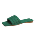 Casual Beach Sandals - Summer Suede Square Head Style