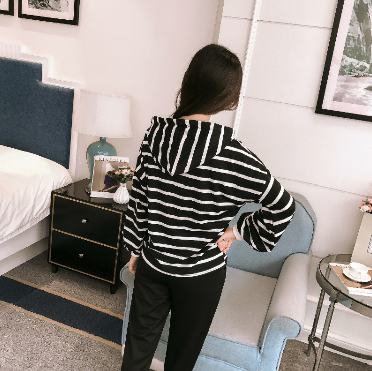Women's Casual Spring Autumn Two-Piece Outfit Set