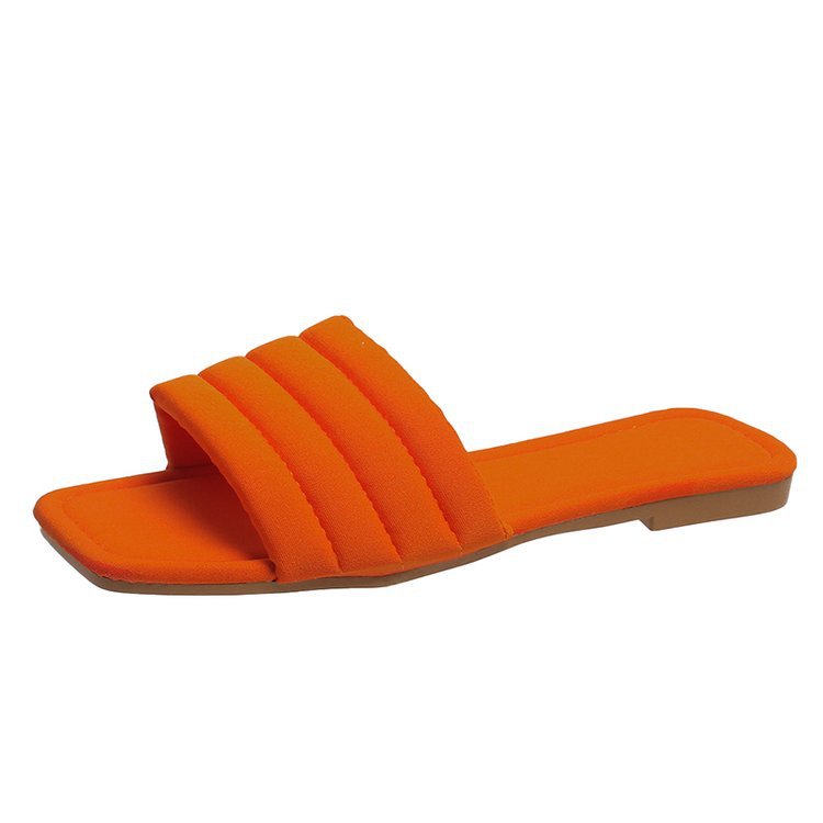 Casual Beach Sandals - Summer Suede Square Head Style